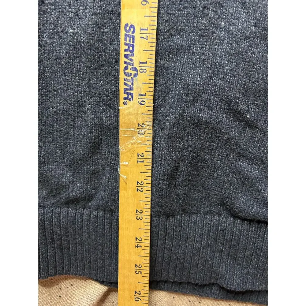 Banana Republic XL Fisherman Cotton Wool Grandpa Sweater Shawl Button Collar